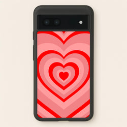 Red - Colourful Hearts  - Colourful Hearts Phone Case for Google Pixel 6a