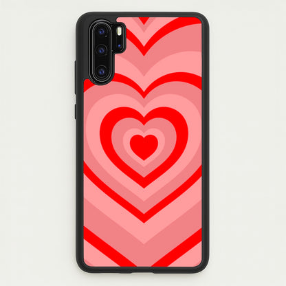 Red - Colourful Hearts  - Colourful Hearts Phone Case for Huawei P30 Pro