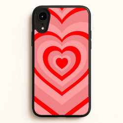 Red - Colourful Hearts  - Colourful Hearts Phone Case for iPhone XR