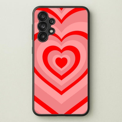 Red - Colourful Hearts  - Colourful Hearts Phone Case for Galaxy A13