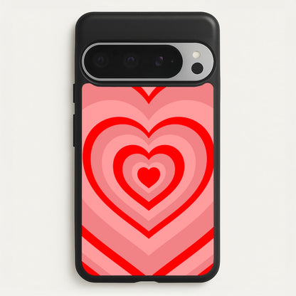 Red - Colourful Hearts  - Colourful Hearts Phone Case for Google Pixel 9 Pro XL