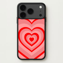 Red - Colourful Hearts Phone Case for iPhone 17 Pro