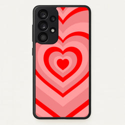 Red - Colourful Hearts  - Colourful Hearts Phone Case for Galaxy A53
