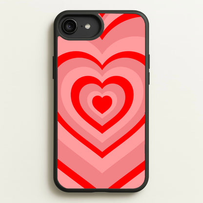 Red - Colourful Hearts  - Colourful Hearts Phone Case for iPhone 6 Plus / 7 Plus / 8 Plus