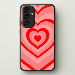 Red - Colourful Hearts  - Colourful Hearts Phone Case for Galaxy A35