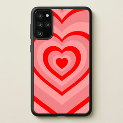 Red - Colourful Hearts  - Colourful Hearts Phone Case for Galaxy S20 Plus