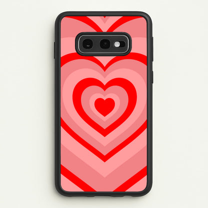 Red - Colourful Hearts  - Colourful Hearts Phone Case for Galaxy S10e