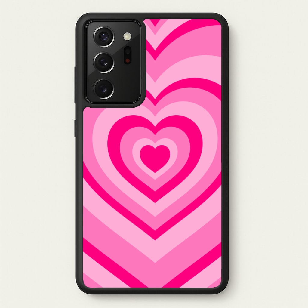 Pink - Colourful Hearts  - Christmas Phone Case for Galaxy Note 20 Ultra