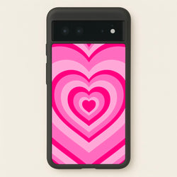 Pink - Colourful Hearts  - Christmas Phone Case for Google Pixel 6