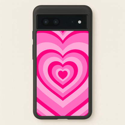 Pink - Colourful Hearts  - Christmas Phone Case for Google Pixel 7