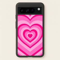 Pink - Colourful Hearts  - Christmas Phone Case for Google Pixel 8 Pro