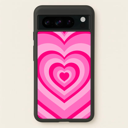 Pink - Colourful Hearts  - Christmas Phone Case for Google Pixel 8 Pro