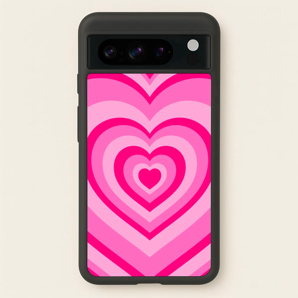 Pink - Colourful Hearts  - Christmas Phone Case for Google Pixel 8 Pro