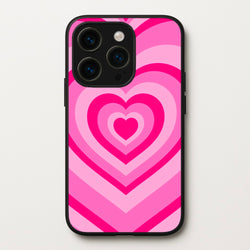 Pink - Colourful Hearts  - Christmas Phone Case for iPhone 14 Pro Max