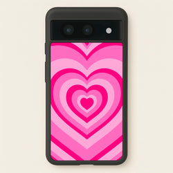 Pink - Colourful Hearts  - Christmas Phone Case for Google Pixel 8a