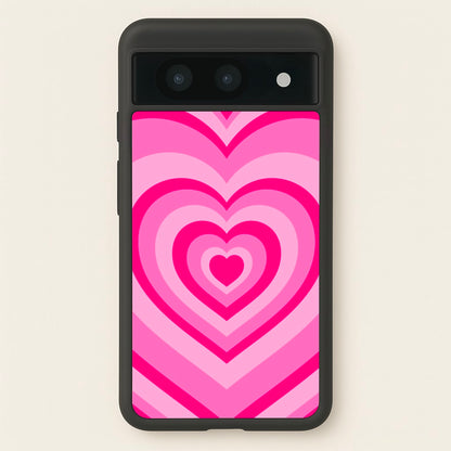 Pink - Colourful Hearts  - Christmas Phone Case for Google Pixel 8a