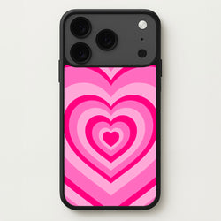 Pink - Colourful Hearts Phone Case for iPhone 17 Pro