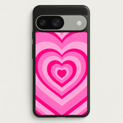 Pink - Colourful Hearts  - Christmas Phone Case for Google Pixel 9 / 9 Pro