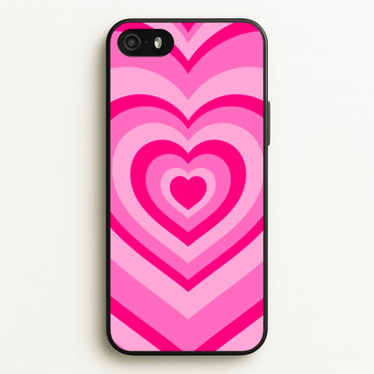 Pink - Colourful Hearts  - Christmas Phone Case for iPhone 5 / 5s / SE 2016