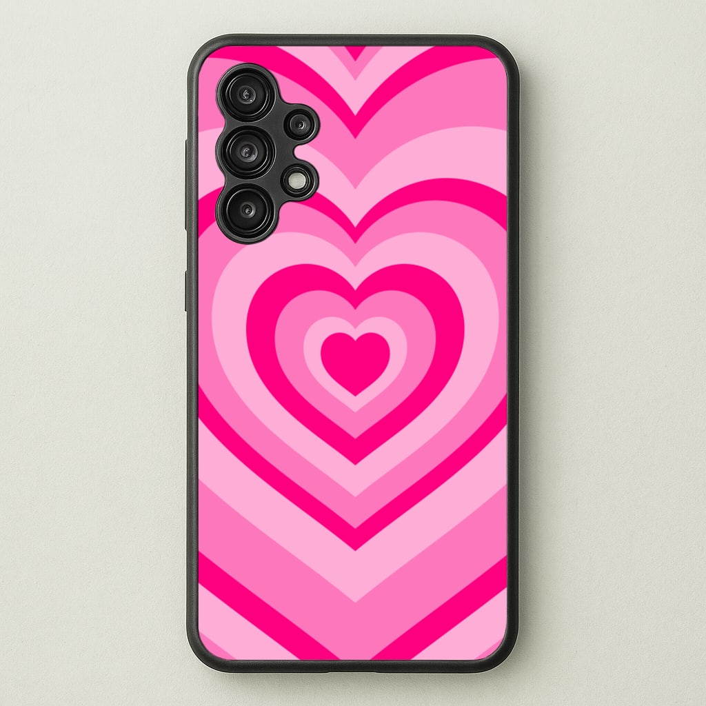 Pink - Colourful Hearts  - Christmas Phone Case for Galaxy A13