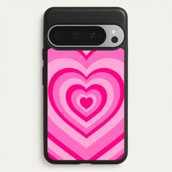 Pink - Colourful Hearts  - Christmas Phone Case for Google Pixel 9 Pro XL