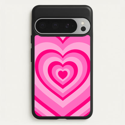 Pink - Colourful Hearts  - Christmas Phone Case for Google Pixel 9 Pro XL