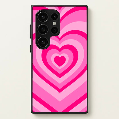 Pink - Colourful Hearts  - Christmas Phone Case for Galaxy S24 Ultra