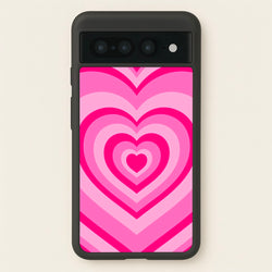 Pink - Colourful Hearts  - Christmas Phone Case for Google Pixel 7 Pro