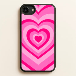 Pink - Colourful Hearts  - Christmas Phone Case for iPhone 6 / 7 / 8 / SE