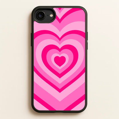 Pink - Colourful Hearts  - Christmas Phone Case for iPhone 6 / 7 / 8 / SE