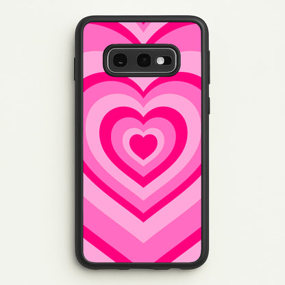 Pink - Colourful Hearts  - Christmas Phone Case for Galaxy S10e