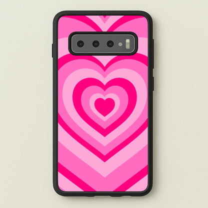 Pink - Colourful Hearts  - Christmas Phone Case for Galaxy S10 Plus