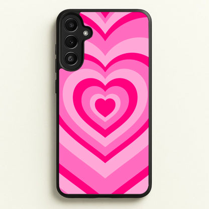 Pink - Colourful Hearts  - Christmas Phone Case for Galaxy A36
