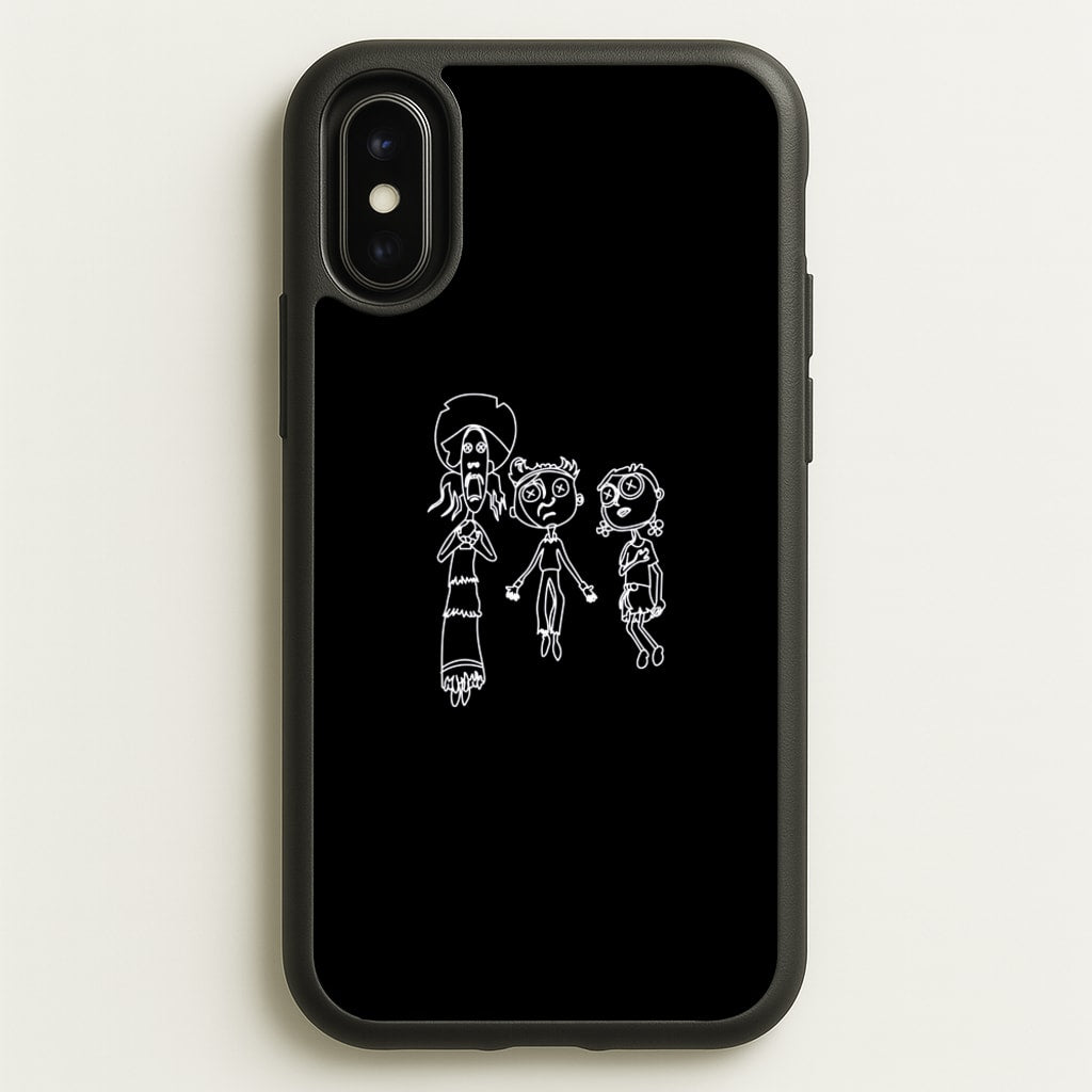 Cor Outline  - Halloween Phone Case for iPhone X / XS