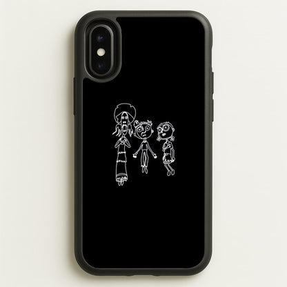 Cor Outline  - Halloween Phone Case for iPhone X / XS