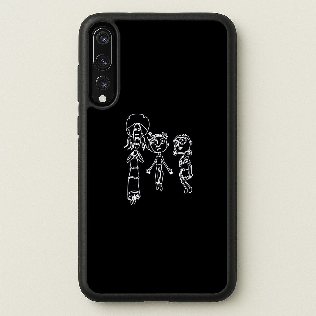 Cor Outline  - Halloween Phone Case for Huawei P20 Pro