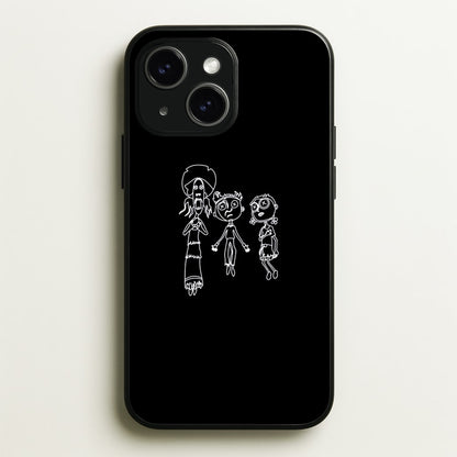 Cor Outline  - Halloween Phone Case for iPhone 14