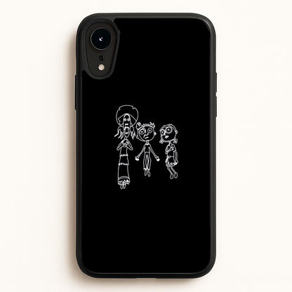 Cor Outline  - Halloween Phone Case for iPhone XR
