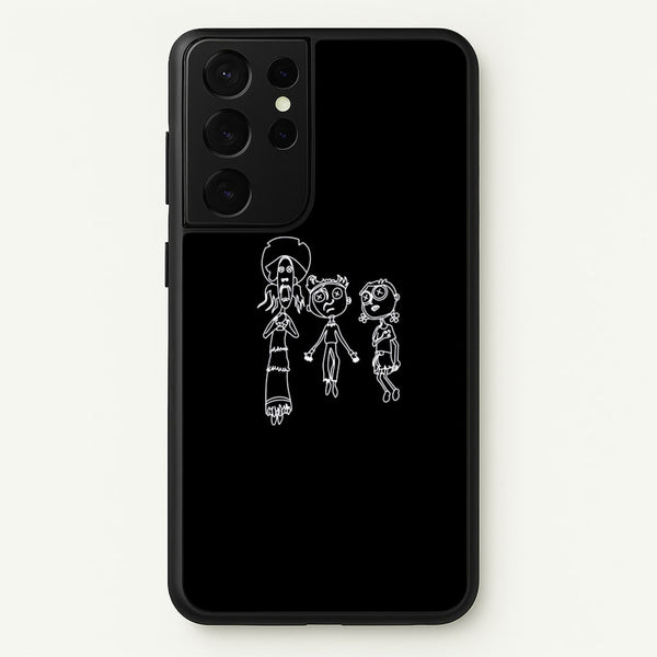 Cor Outline  - Halloween Phone Case for Galaxy S21 Ultra