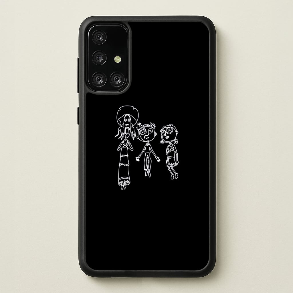 Cor Outline  - Halloween Phone Case for Galaxy A71