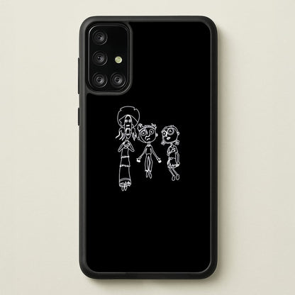 Cor Outline  - Halloween Phone Case for Galaxy A71