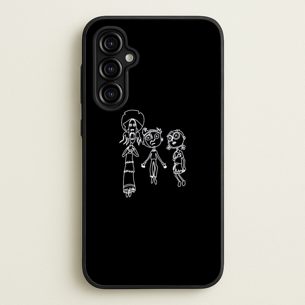 Cor Outline  - Halloween Phone Case for Galaxy A54