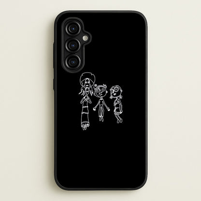Cor Outline  - Halloween Phone Case for Galaxy A54