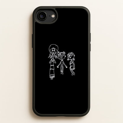 Cor Outline  - Halloween Phone Case for iPhone 6 / 7 / 8 / SE