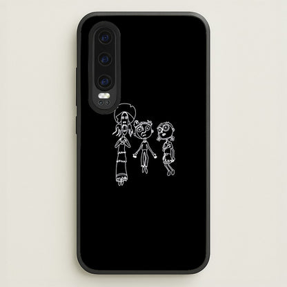 Cor Outline  - Halloween Phone Case for Huawei P30
