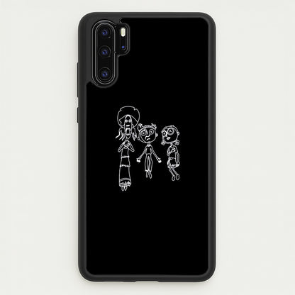 Cor Outline  - Halloween Phone Case for Huawei P30 Pro
