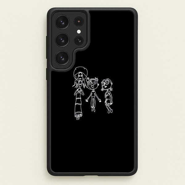 Cor Outline  - Halloween Phone Case for Galaxy S22 Ultra