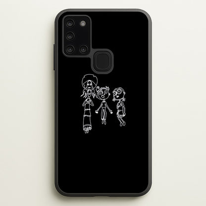 Cor Outline  - Halloween Phone Case for Galaxy A21s
