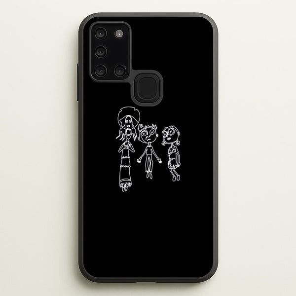 Cor Outline  - Halloween Phone Case for Galaxy A21s
