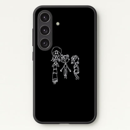 Cor Outline  - Halloween Phone Case for Galaxy S24